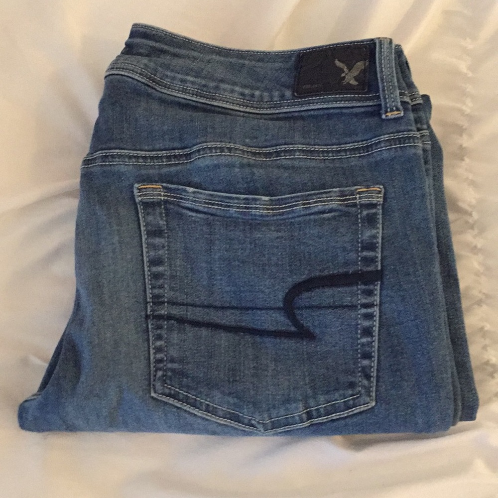 American eagle jeans boot kick